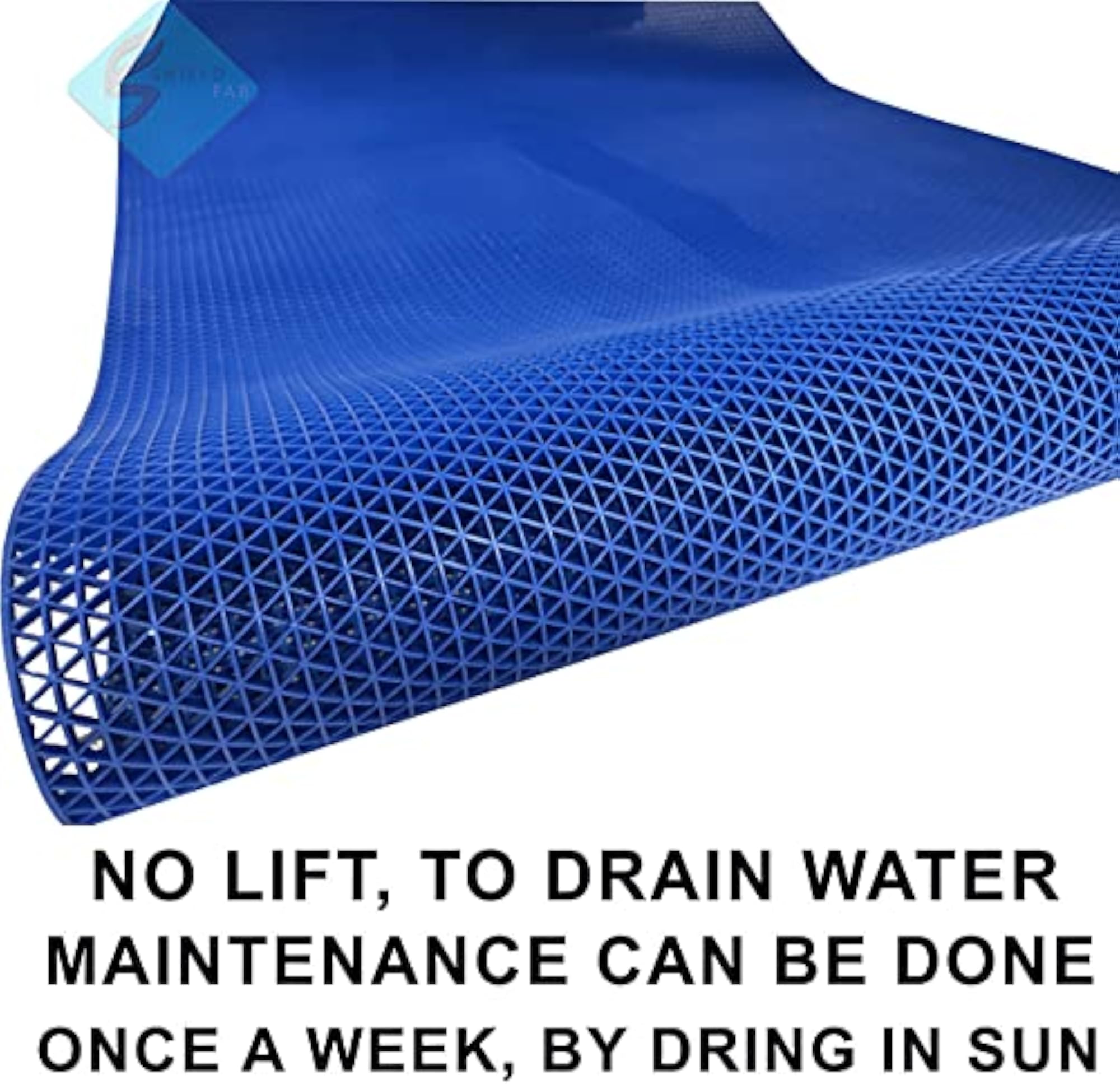 Ultramarine Blue Bath Mats, Set of 2